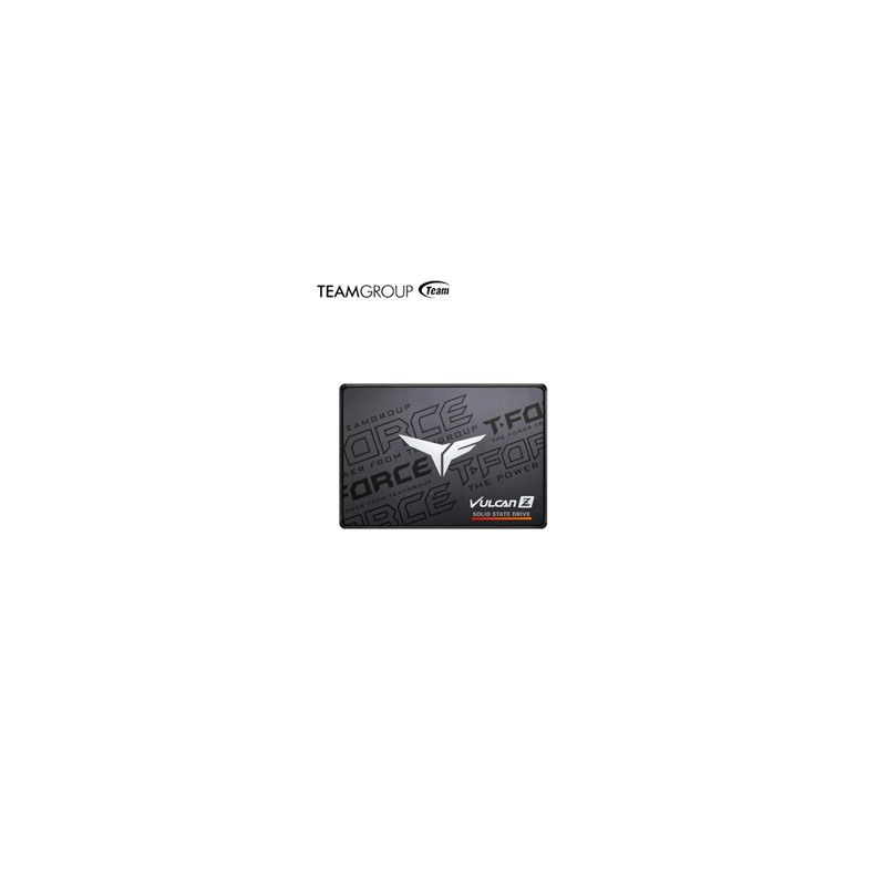 Unidad en estado solido T-FORCE VULCAN Z, 256GB, SATA 6Gb/s, 2.5", Negro, DC +5V